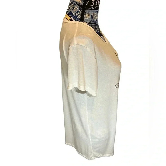 Julia Brand Bejeweled Loving Cats Tee Shirt Size L/XL - Picture 5 of 9